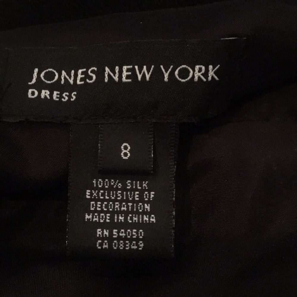 💜🔥NWT🔥💜 vintage Jones of NY Silk dress beaded - Picture 8 of 8
